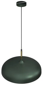 Lampadario su corda LINCOLN 1xE27/60W/230V d. 45 cm verde