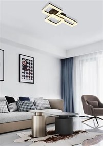 Searchlight 28612BK - Plafoniera LED dimmerabile WALL ART II LED/30W/230V 32x60 cm