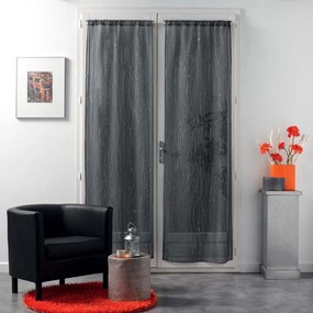 Tende in voile antracite in set da 2 70x200 cm Filiane - douceur d'intérieur