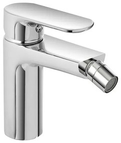 Miscelatore bidet in ottone cromato con piletta click clack Kreo