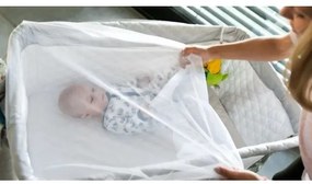 Lionelo - Lettino da viaggio THEO Concrete