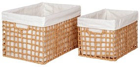 Set di cesti 2 pz 25x35x22 cm Bustelo – House Nordic