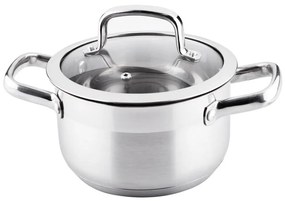 Lamart - Pentola con coperchio 18 cm in acciaio inox