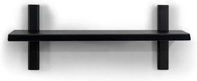 Mensola nera in metallo 60 cm Hola – Spinder Design