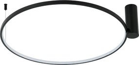 Plafoniera LED RING S LED/34W/230V 3000/4000/6000K Ø 60 cm nero