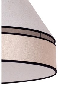 Duolla - Lampadario a sospensione con filo AVIGNON 3xE27/15W/230V beige