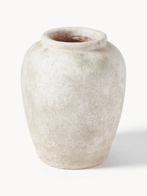 Vaso da terra con finitura sabbiata Leana, alt. 32 cm