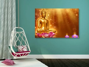 Quadro su tela – Buddha dorato