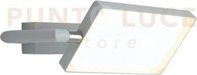 Applique a parete led book bianca 18w 1820lm 3000k 22,5x15x10cm ori...