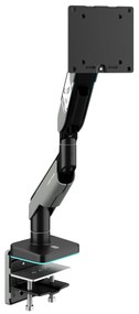 Supporto per monitor da 49" grigio-nero con LED RGB X-ARM