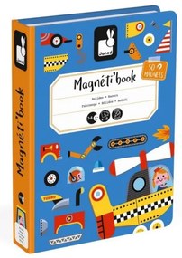 Janod - MAGNETIBOOK Gioco magnetico interattivo - Mezzi di trasporto