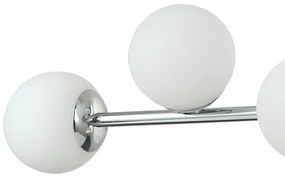 Lampadario a sospensione con cavo MADDIE 5xE14/5W/230V cromo lucido