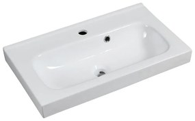 Mobile sottolavabo e lavabo Remix New bianco lucido L 60 x H 57.7 x P 33 cm 1 vasca 2 cassetti