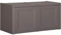 Baule per Cuscini Grigio 86x40x42 cm 85 L