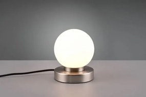 Lampada da tavolo prinz ii sfera acciaio r54011001