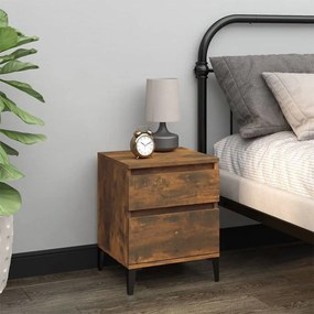 Comodino Rovere Fumo 40x35x50 Cm /
