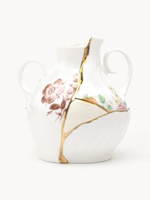 Vaso in Fine Bone China Kintsugi, alt. 19 cm