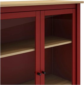 Vetrina in legno di pino rosso/naturale 90x110 cm Misti - Marckeric