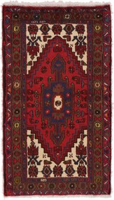 Hamedan Tappeto 130x70 (Iran) Annodato A Mano