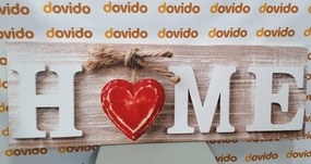 Stampa su tela – Con scritta Home