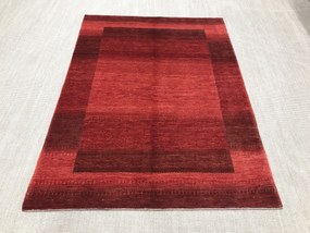 Loribaft Tappeto persiano 210 x 150 Rosso (Iran) Annodato A Mano