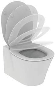 Vaso WC sospeso IDEAL STANDARD connect air, sedile incluso P 54 x L 36.5 x H 34 cm bianco