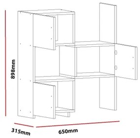 Mobiletto ANNA 89,8x65 cm bianco