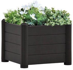 Letto Rialzato Da Giardino İn Pp Antracite 43x43x35 Cm /