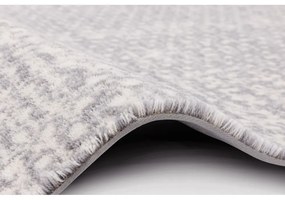 Tappeto in lana grigio chiaro 160x240 cm Eden - Agnella