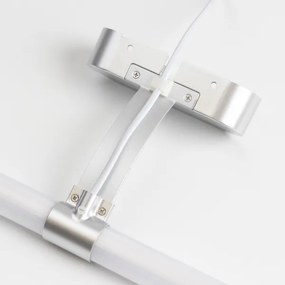 Brilagi - Lampada LED per specchio da bagno TUBEO, 6W/230V, 40 cm, IP44, argento