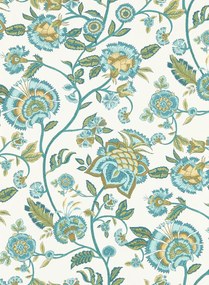 Clarke & Clarke Carta da parati Barmeri - Teal