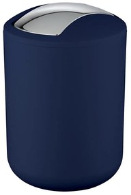 WENKO 22520100 - Cestino BRASIL 14x21 cm blu/cromato lucido