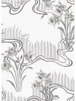 Coordonne Carta da parati Candela - Grafito