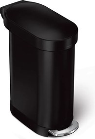 Cestino in acciaio a pedale 45 l Slim - simplehuman