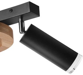 Faretto OTIS 1xG9/5W/230V + 2xE27/15W/230V quercia