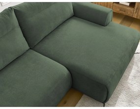 Divano angolare in verde scuro Aden – Bobochic Paris