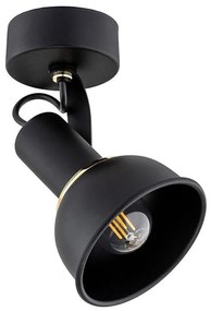 Argon 4900 - Luce Spot TWIST 1xE14/7W/230V nero/oro