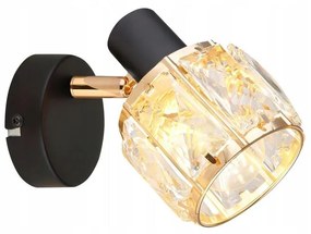 Faretto da parete DUBAI 1xE14/40W/230V nero/oro