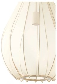 Lampadario beige con paralume in tessuto ø 38 cm Itela - Light &amp; Living