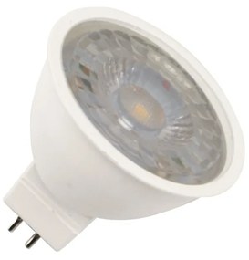 Faretto LED MR16 6W angolo 38° 12/24V AC/DC Colore Bianco Caldo 3.000K