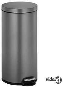 EKO Pattumiera a Pedale Serene 30 L Platino