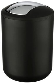 Cestino nero S, altezza 21 cm Brasil - Wenko