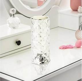 Eglo 75816 - Lampada da tavolo ricaricabile LED RGB dimmerabile LUCIGNANO LED/800 mAh trasparente