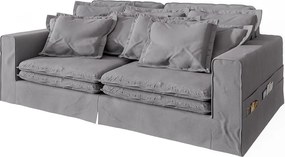 Divano grigio chiaro 236 cm Nora – Ropez