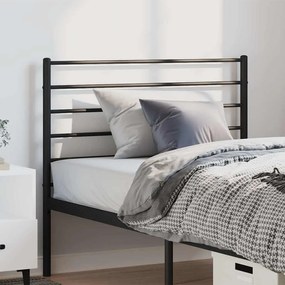 Testiera İn Metallo Nero 100 Cm /