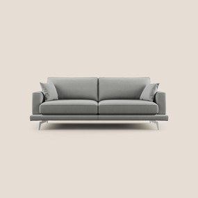 Dorian divano moderno in tessuto morbido antimacchia T05 grigio