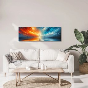 Quadro su tela – Ponte di luce tra due mondi