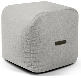 Puof a sacco grigio chiaro con rivestimento in bouclé Plus 50 Lounge – SLOWDOWN