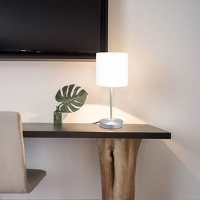 Lampade Da Tavolo 2 Pz Pulsanti Touch Bianche E14 /
