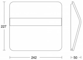 STEINEL 007140 - Numero civico solare LED XSolar LH-N LED/0,03W acciaio inossidabile IP44